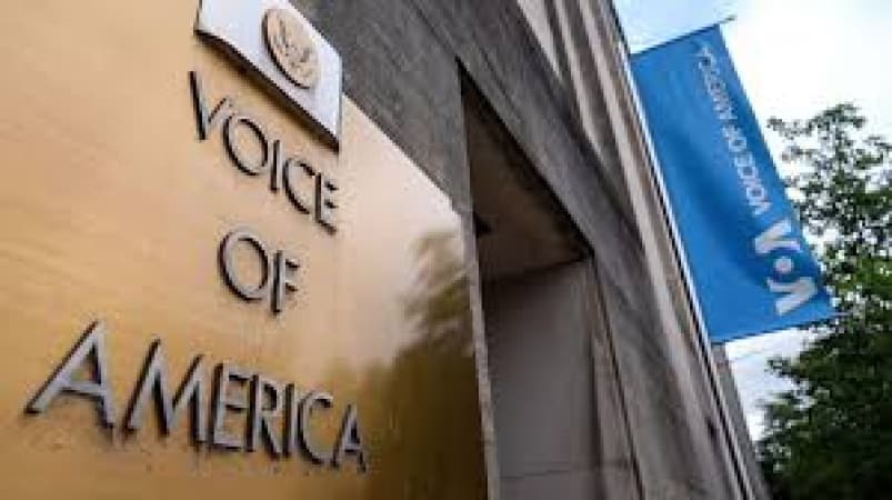 Hundreds of Voice of America reporters fired as Trump guts agency