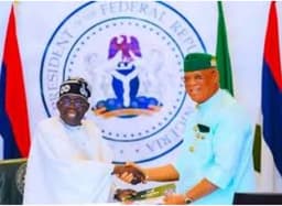 Tinubu receives Eno into APC, assures stronger support to Akwa Ibom