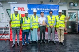 First LNG-powered containership berths at APM Terminals Apapa