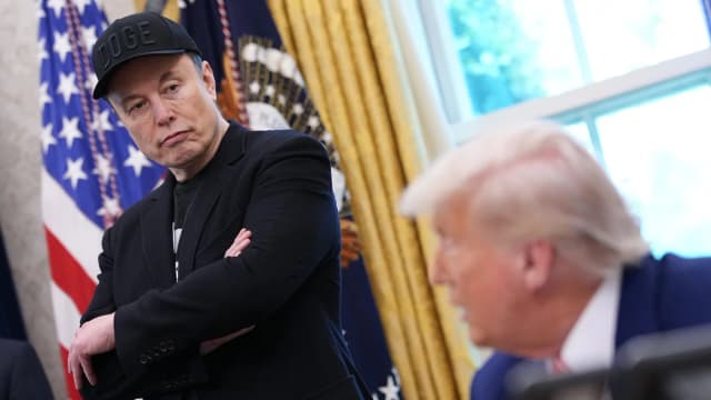 LA protests inch Elon Musk back to President Trump