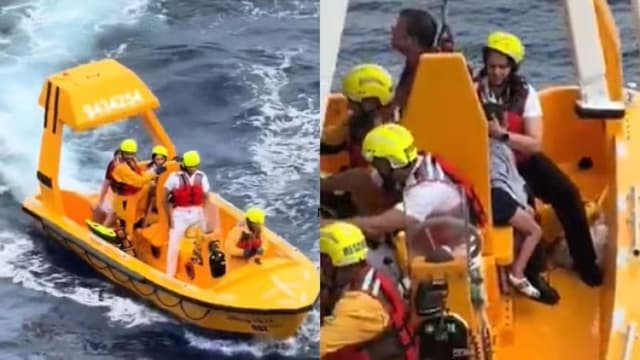 Father jumps off Disney cruise ship to save daughter who fell overboard