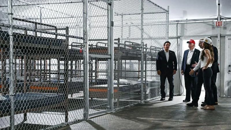 Trump visits 'Alligator Alcatraz', the next step in his immigration crackdown