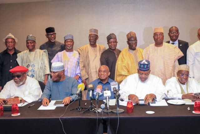 2027: Join us to unseat APC ? Atiku, David Mark, other PDP leaders tell Nigerians