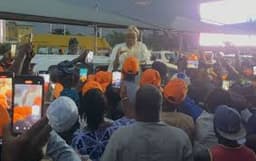 VIDEO: ADC Supporters Storm Lagos Airport To Welcome Aregbesola