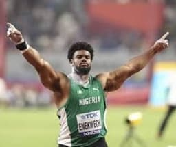 Nigeria’s Chukwuebuka Enekwechi makes history as first African to hit 22m mark in shot put