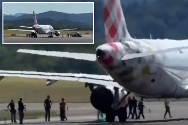 Man dies at airport after being sucked into jet engine