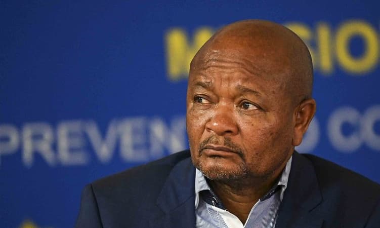South Africa’s police minister suspended with immediate effect over organised crime allegations