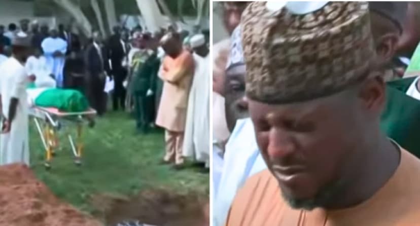 How Katsina Governor fought back tears at Buhari’s funeral