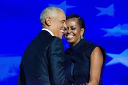 Barack, Michelle Obama laugh off divorce rumours in joint podcast appearance