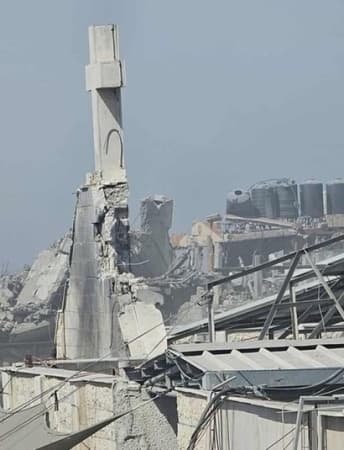 Israeli strike on Gaza’s only Catholic Church kills two