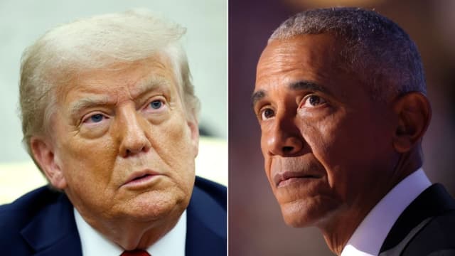 Obama blasts 'bizarre' Trump claim of 'treason'