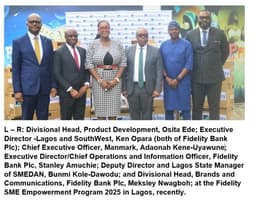 Fidelity Bank empowers SMEs with business management systems