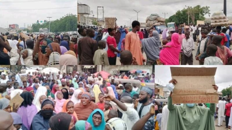 Married women protest rising thuggery in Kano