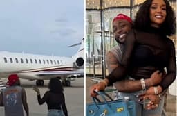 Davido, Chioma arrive Miami ahead of White wedding