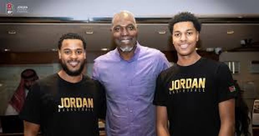 Hakeem Olajuwon's sons Abdullah and Abdulrahman represent Jordan in FIBA Asia Cup