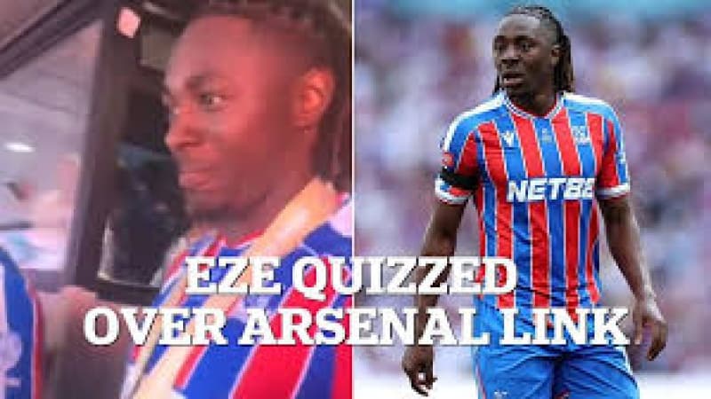 Eberechi Eze responds to Arsenal transfer links after Crystal Palace's Community Shield triumph over Liverpool