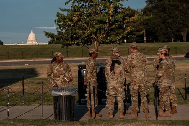 National Guard troops appear in Washington DC as mayor rejects 'authoritarian push'