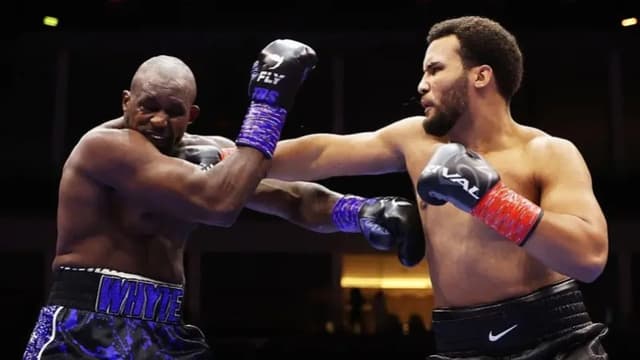 Heavyweight Showdown: Itauma blows away Whyte in one round