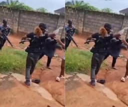 Anambra security agents beat, strip female corps member in unprovoked attack