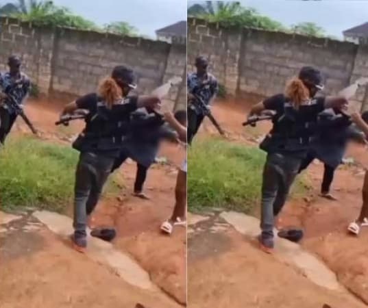 Anambra security agents beat, strip female corps member in unprovoked attack