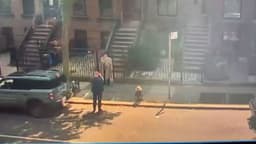 DOJ prosecutor investigating New York Attorney General Letitia James seen posing for photos outside of her home