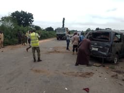 Bus somersaults in Ogun, claims six lives, injures 19