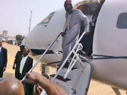 Tinubu  arrives in Brazil to begin state visit