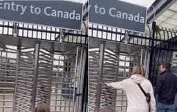 Little boy playing at US border accidentally crosses over to Canada; netizens lament ?he will be happier?