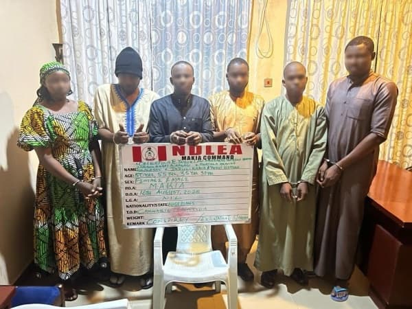 Drug kingpin, 5 others in NDLEA custody over arrest of 3 Nigerians in Saudi Arabia