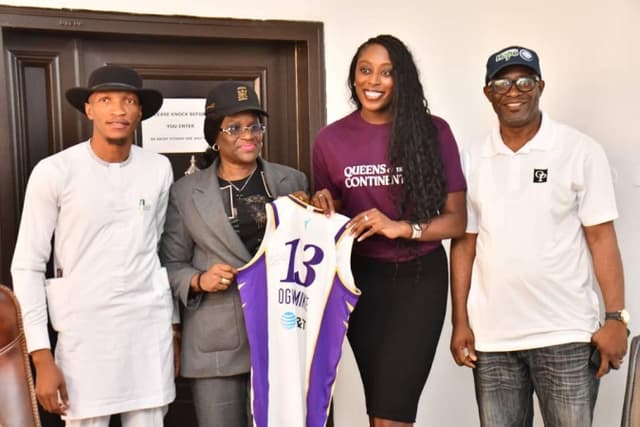 Imo State hosts American basketball Star Chiney Ogwumike, unveils foundation for girls in sports