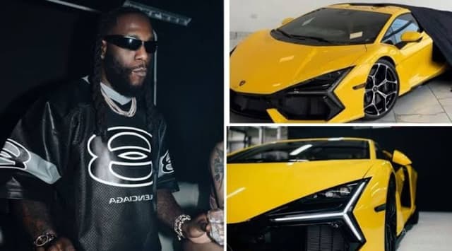 Burna Boy acquires 2025 Lamborghini Revuelto Hybrid Supercar worth about N1.5 billion