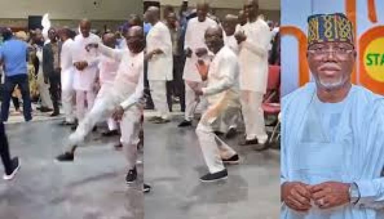 Ondo Governor Aiyedatiwa goes viral for spirited dance moves at public event