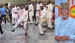 Ondo Governor Aiyedatiwa goes viral for spirited dance moves at public event