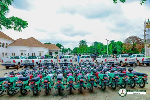 Insecurity: Sokoto Govt procures additional 10 patrol vehicles, 150 motorcycles