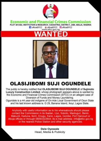 EFCC declares Billionaire Businessman Sujimoto wanted over alleged money laundering
