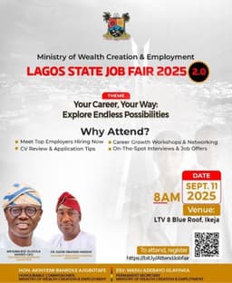 Lagos to host 2025 job fair to tackle youth unemployment
