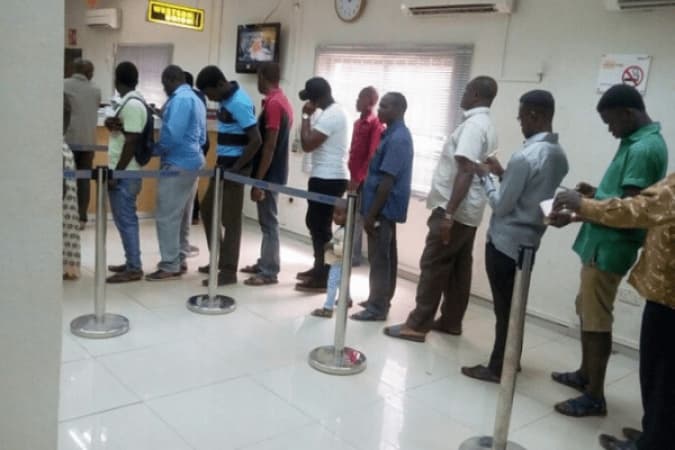 Agony of bank customers