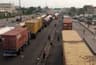 Gridlock as flash floods take over Lagos roads