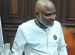 Court hears Nnamdi Kanu’s motion seeking his transfer to National Hospital