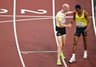 Steeplechaser turns around during world championship race to help injured competitor reach finish line