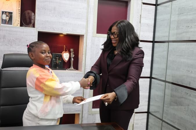 TD Africa appoints 11-year-old Elizabeth Osagie Omonefe as CEO for a Day