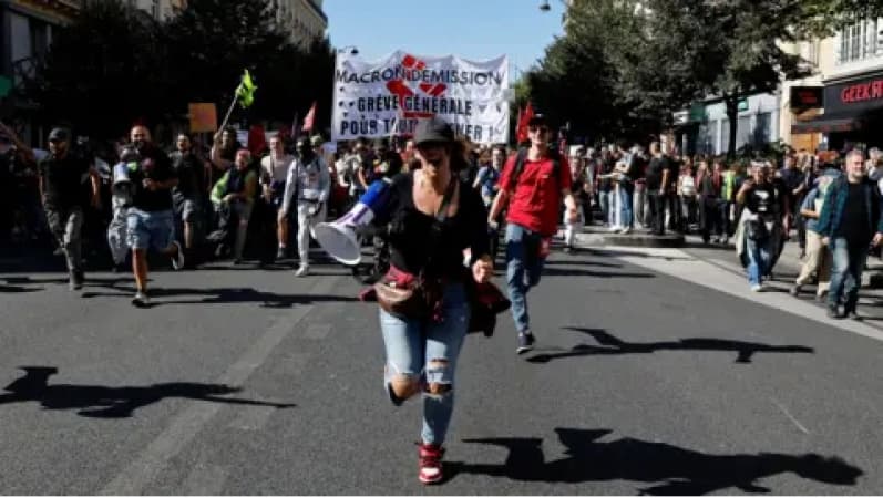 Workers across France strike over budget cut plans