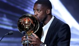 Tearful PSG star Dembele wins first Ballon d'Or