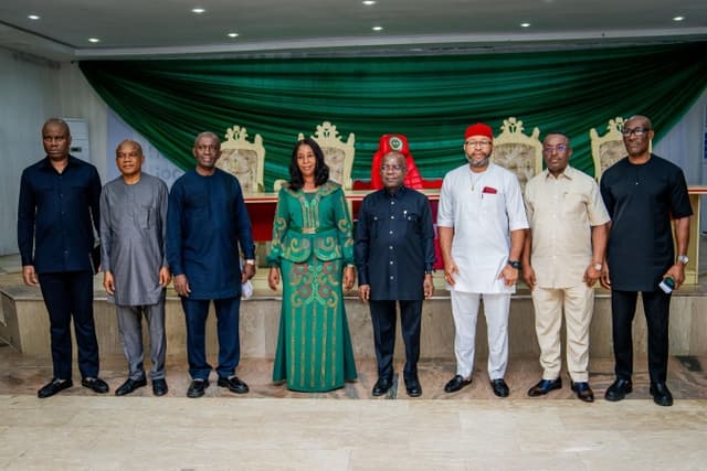 Otti swears-in two new commissioners, Adviser, carries out minor cabinet Reshuffle
