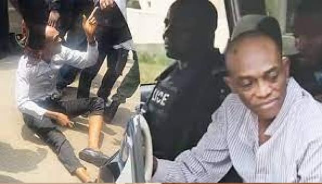  Labour Party Crisis: Angry party member attacks Julius Abure at airport