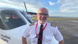 'I'm cabin crew and captain' - pilot of world's shortest flight retires