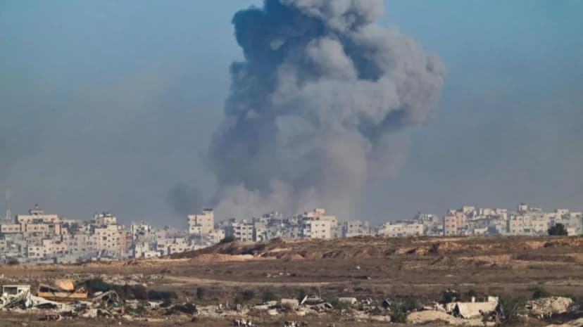 Israel escalates bombardment as defence minister says 'Gaza is burning'