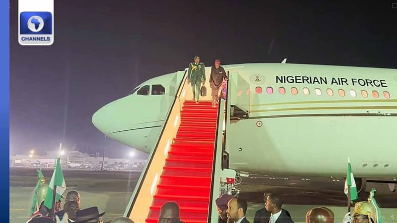 Tinubu returns to Abuja after 10-day working visit to Lagos
