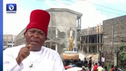 Trade Fair: Senator Umeh Slams Lagos Demolition As ‘Illegal Action’