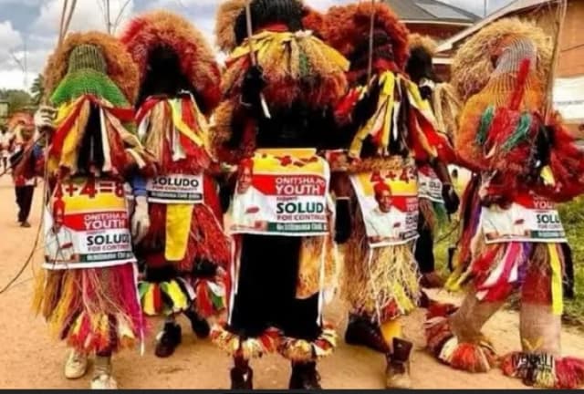 Anambra Governorship: Onitsha Traditional Council condemns use of masquerades for politics